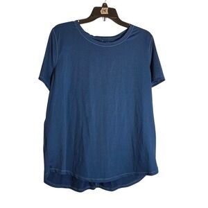 DSG Women Blue Short Sleeve Athletic T Shirt Size 2XL Made‎ in El Salvador